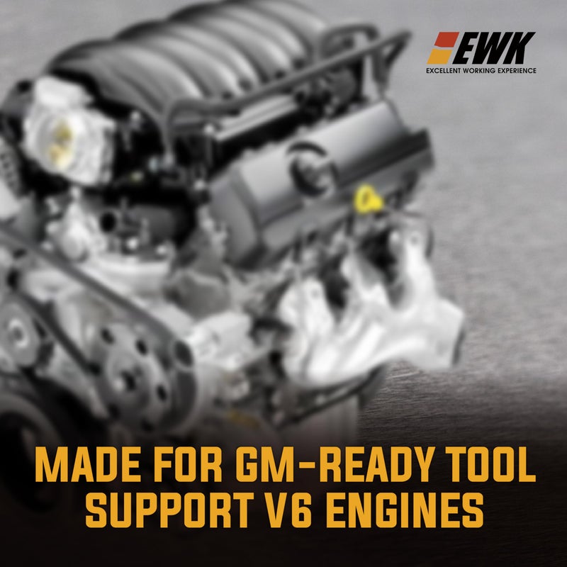 EWK 3 Pcs GM Camshaft Retaining Tool Kit EN 48383 & EN 46105 for Cadillac, Buick, Saturn, Pontiac, Chevrolet, Chevy 2.8L 3.0L 3.6L, Precision Alloy Steel Timing Tool Set for Professional Mechanics - Image 4